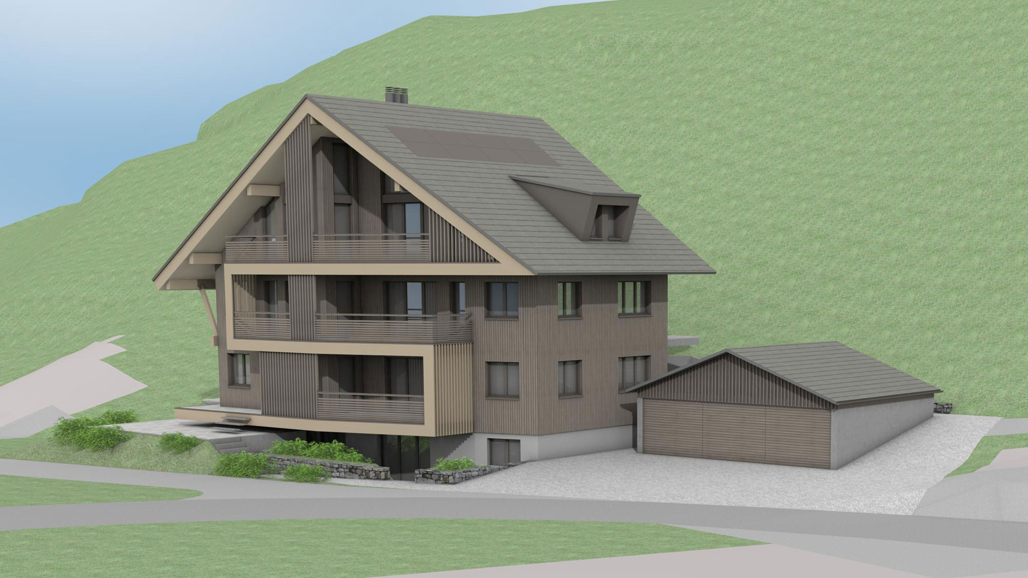 Dreifamilienhaus, Engelberg