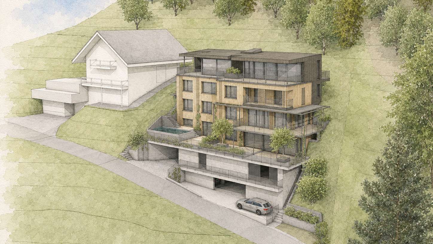 Vierfamilienhaus, Wilen